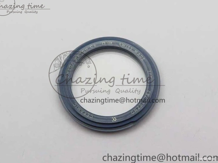 0316 Planet Ocean 45.5mm Big Blue Real Ceramic VSF 1:1 Best Edition on Blue Rubber Strap A8906 Super Clone Unique 7896